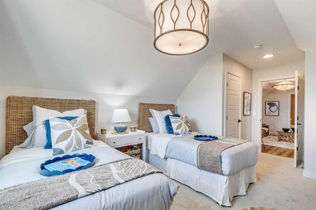 34 Amblefield Common Nw, Calgary, AB - Indoor Photo Showing Bedroom