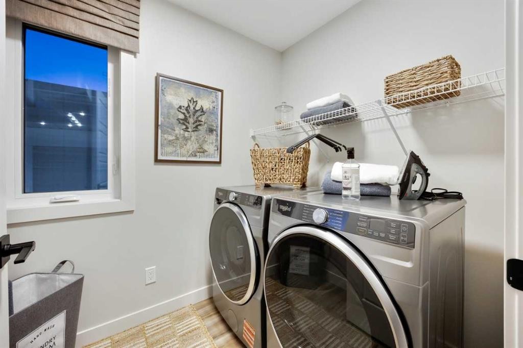 34 Amblefield Common Nw, Calgary, AB - Indoor Photo Showing Laundry Room