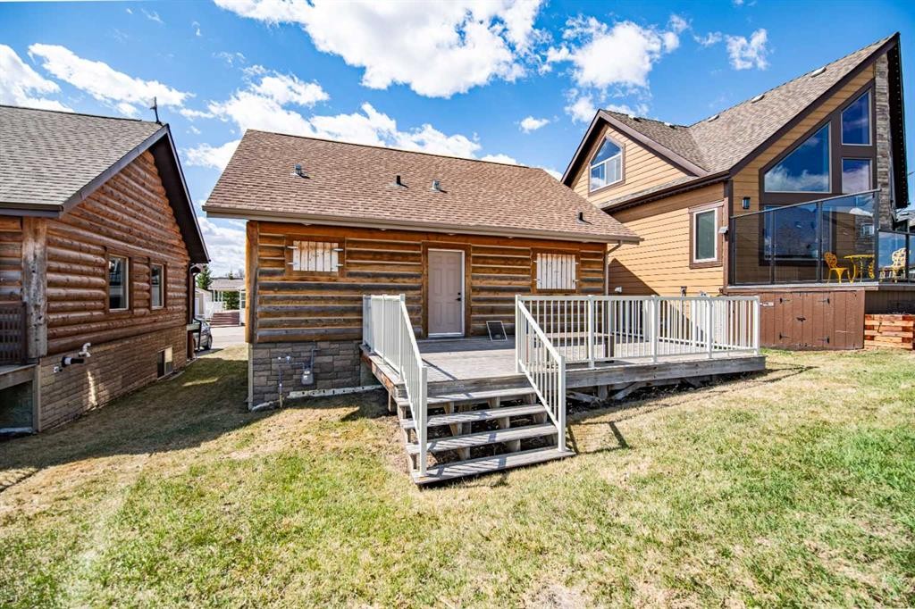4024-25054 South Pine Lake Road, Rural Red Deer County, AB - Outdoor With Deck Patio Veranda