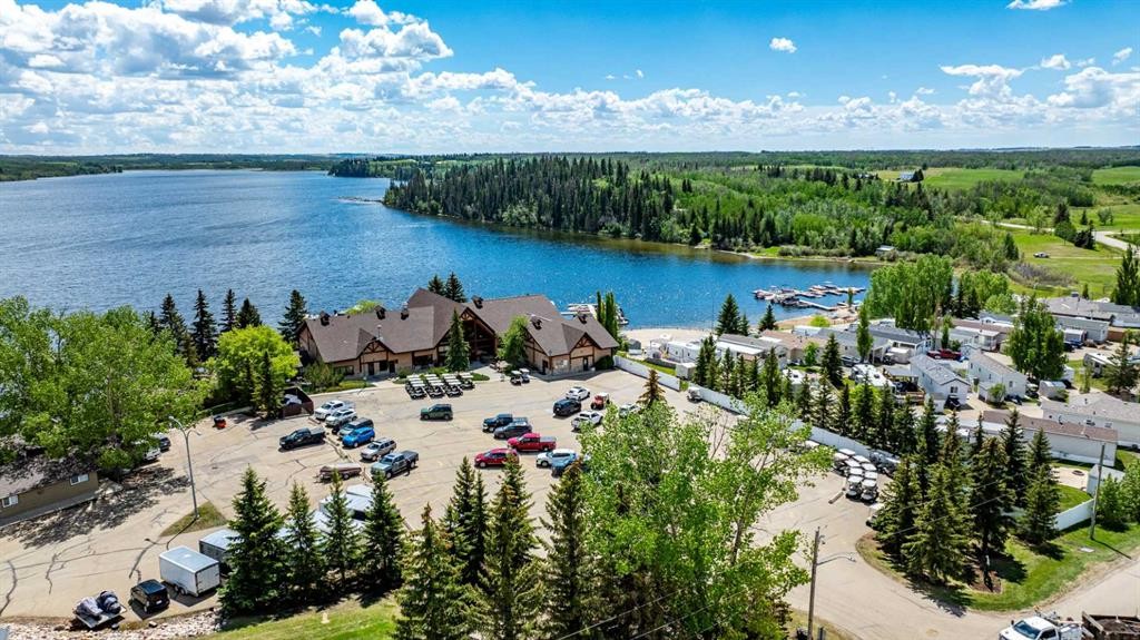 4024-25054 South Pine Lake Road, Rural Red Deer County, AB - Outdoor With Body Of Water With View