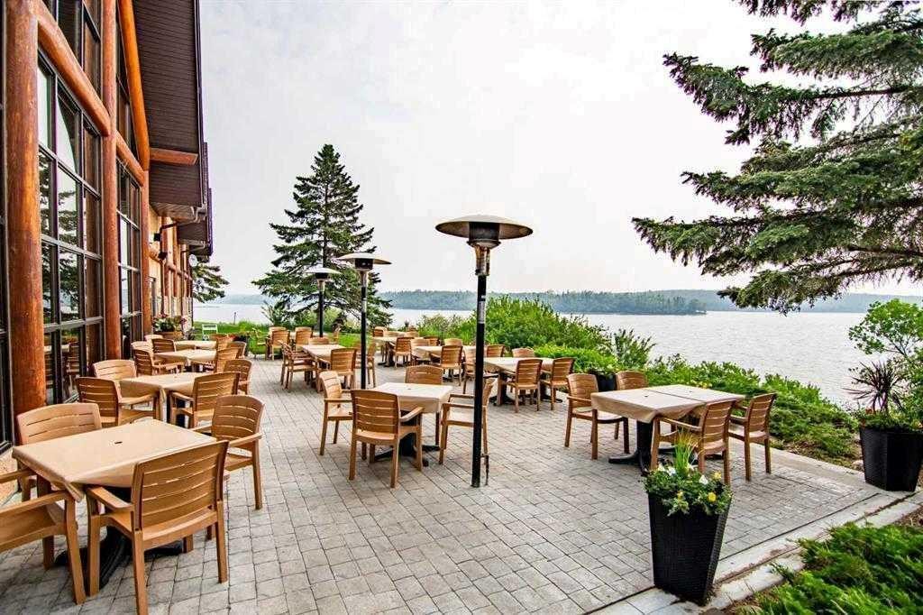4024-25054 South Pine Lake Road, Rural Red Deer County, AB - Outdoor With Body Of Water With Deck Patio Veranda