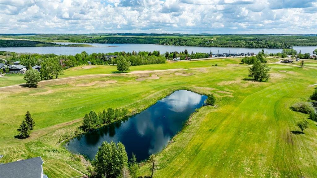 4024-25054 South Pine Lake Road, Rural Red Deer County, AB - Outdoor With Body Of Water With View