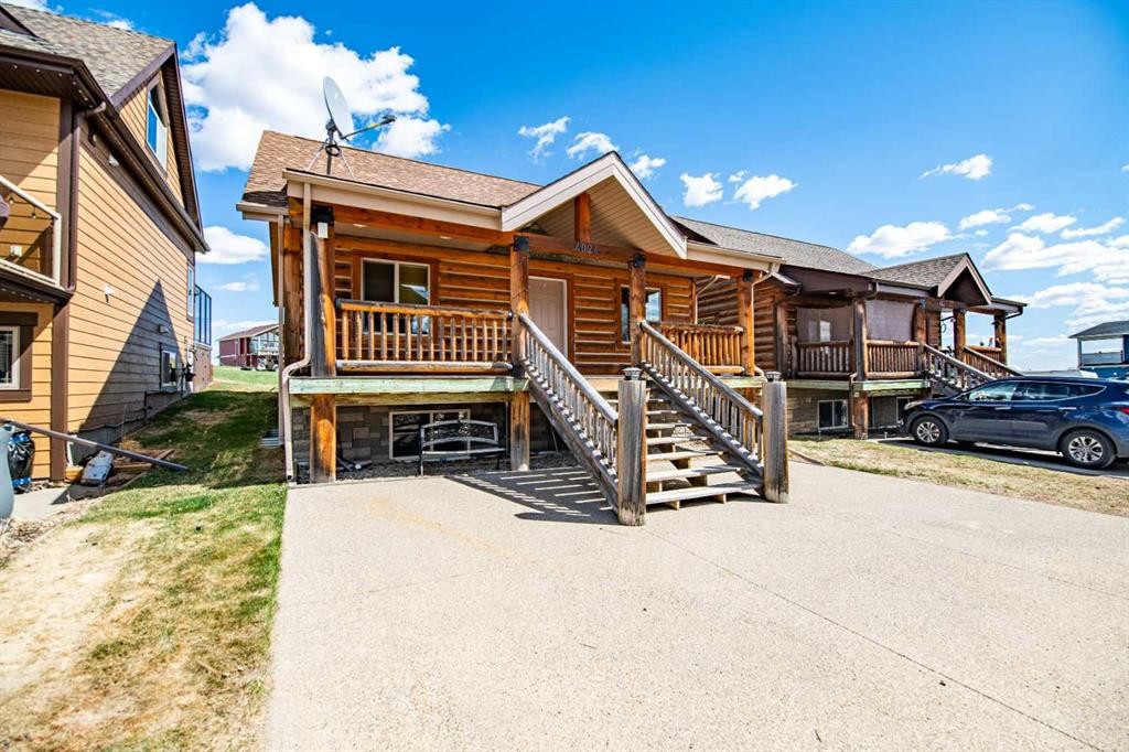 4024-25054 South Pine Lake Road, Rural Red Deer County, AB - Outdoor With Deck Patio Veranda