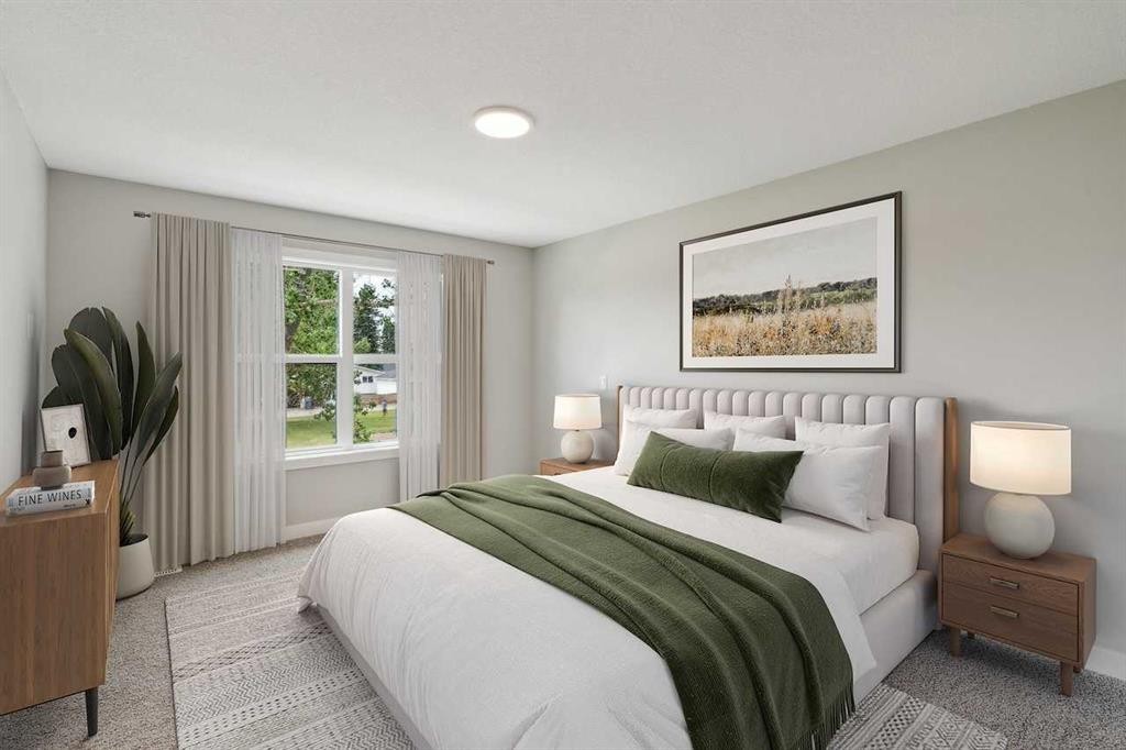 35 Lewisburg Manor Ne, Calgary, AB - Indoor Photo Showing Bedroom