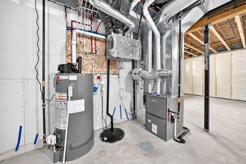 14 Napoleon Meadows Way, Innisfail, AB - Indoor Photo Showing Basement