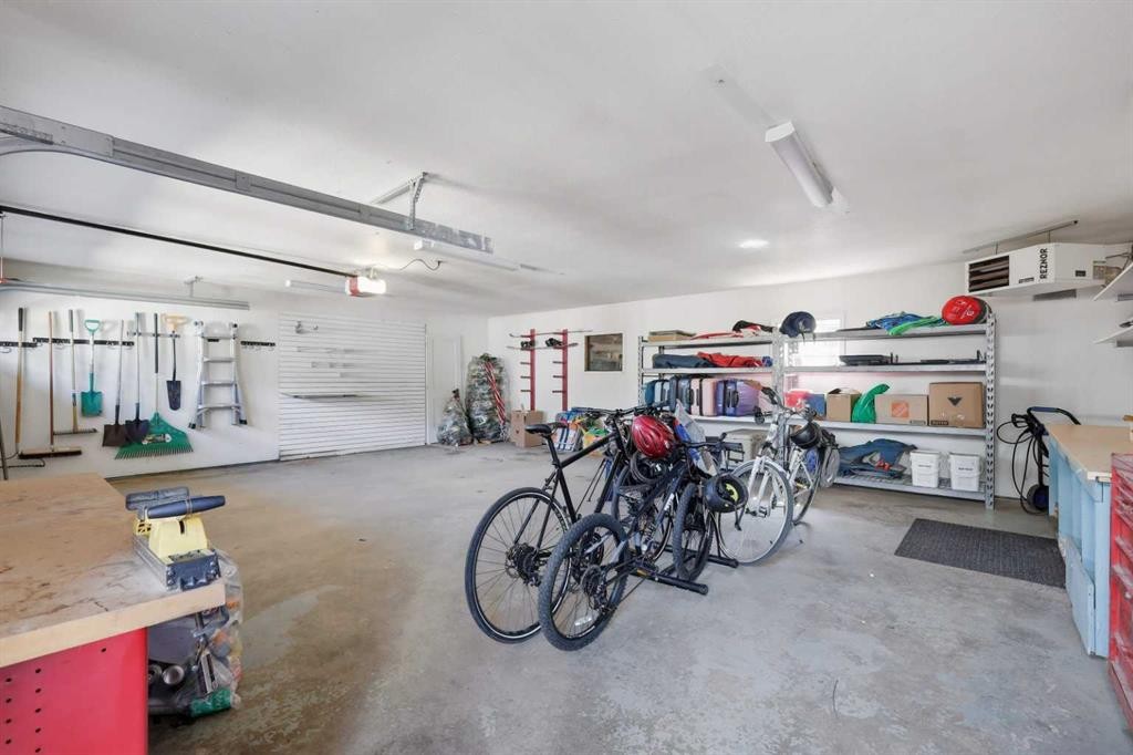 99 Piper Drive, Red Deer, AB - Indoor Photo Showing Garage