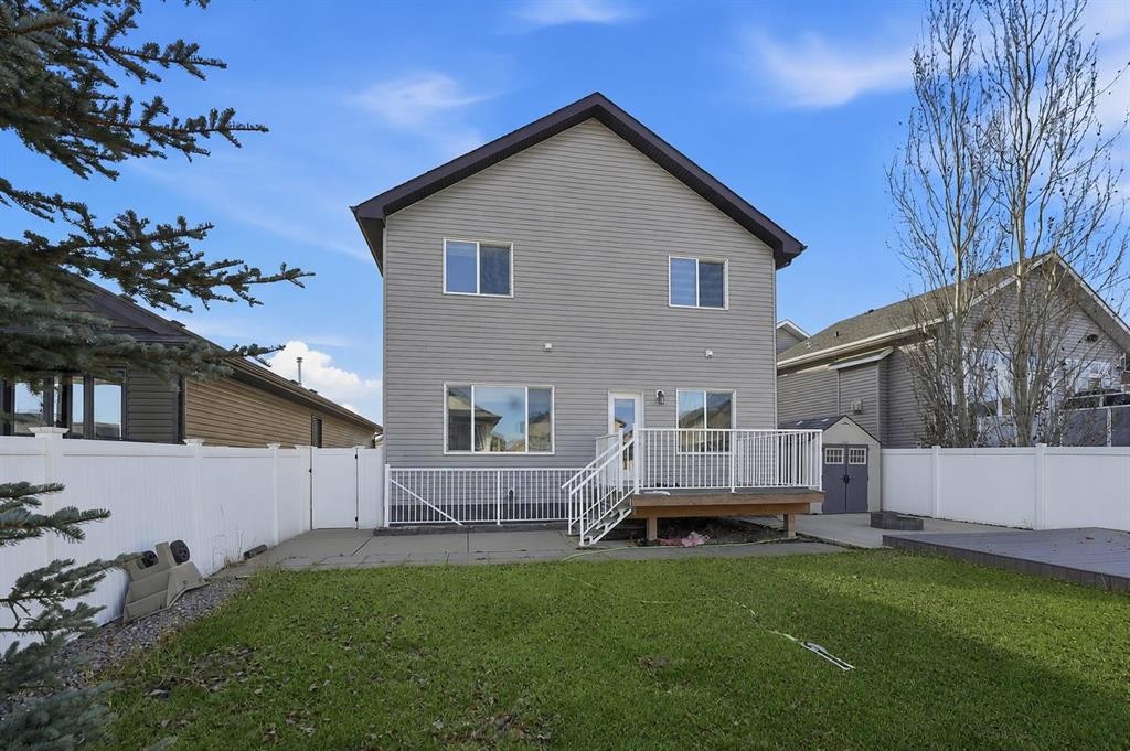 205 Van Slyke Way, Red Deer, AB - Outdoor With Deck Patio Veranda