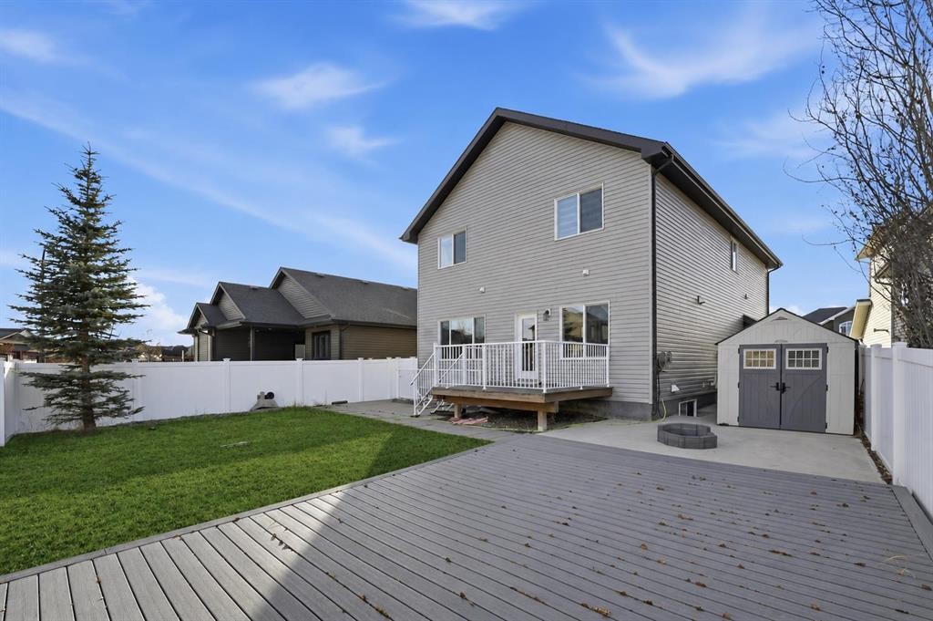 205 Van Slyke Way, Red Deer, AB - Outdoor With Deck Patio Veranda