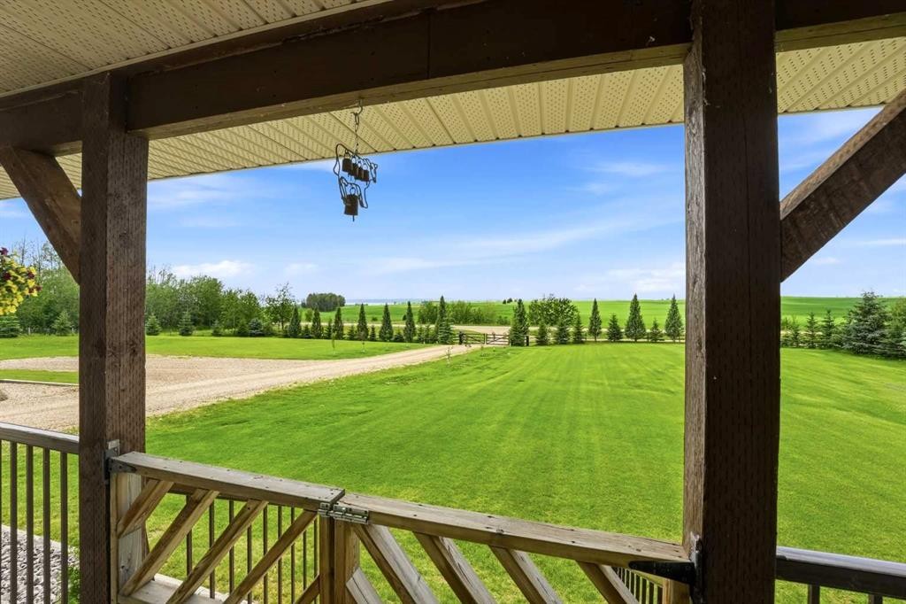 422045 Range Road 10, Rural Ponoka County, AB - Outdoor With Deck Patio Veranda With Exterior