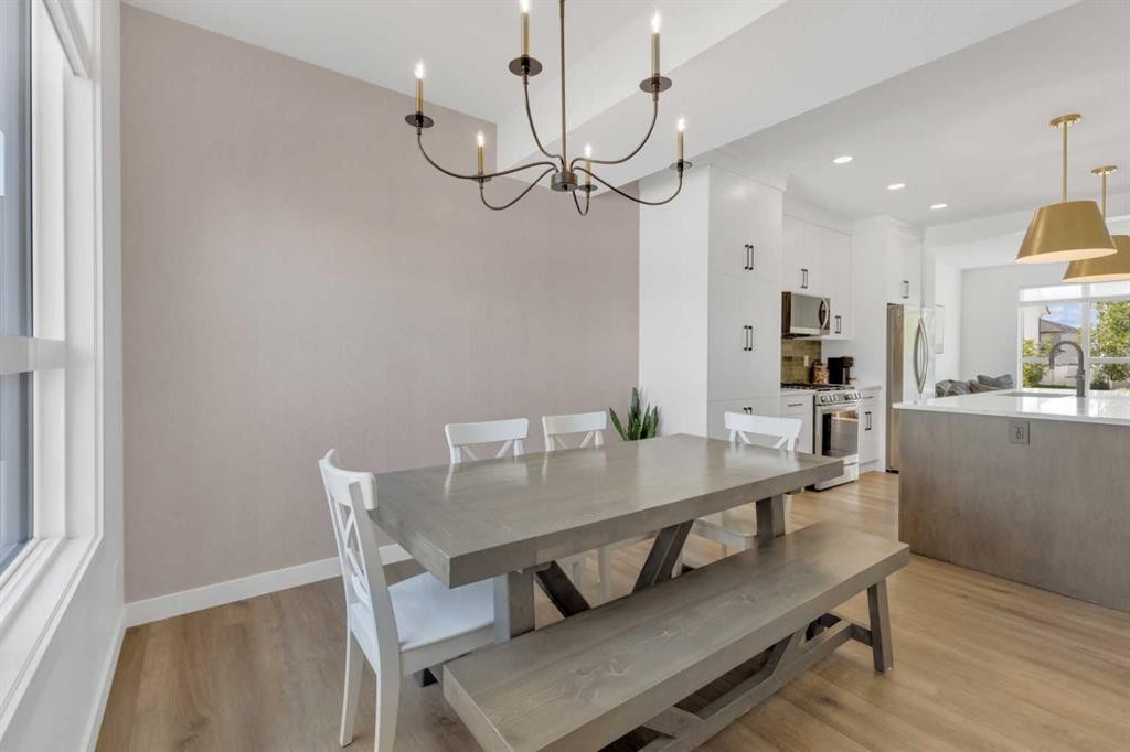 A-10 Evergreen Way, Red Deer, AB - Indoor Photo Showing Dining Room