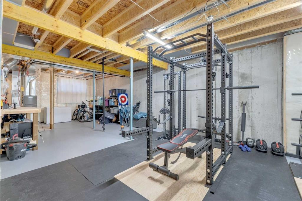A-10 Evergreen Way, Red Deer, AB - Indoor Photo Showing Basement