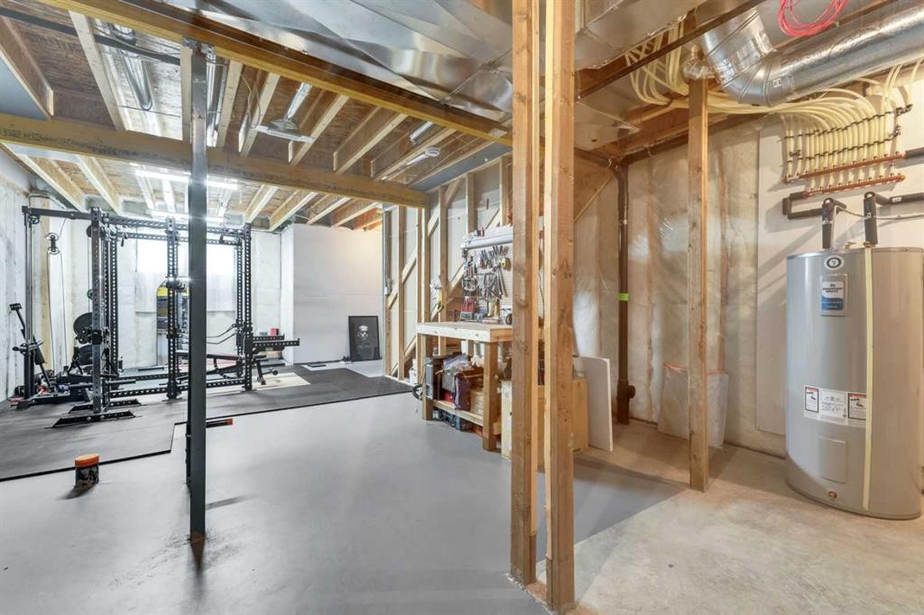 A-10 Evergreen Way, Red Deer, AB - Indoor Photo Showing Basement
