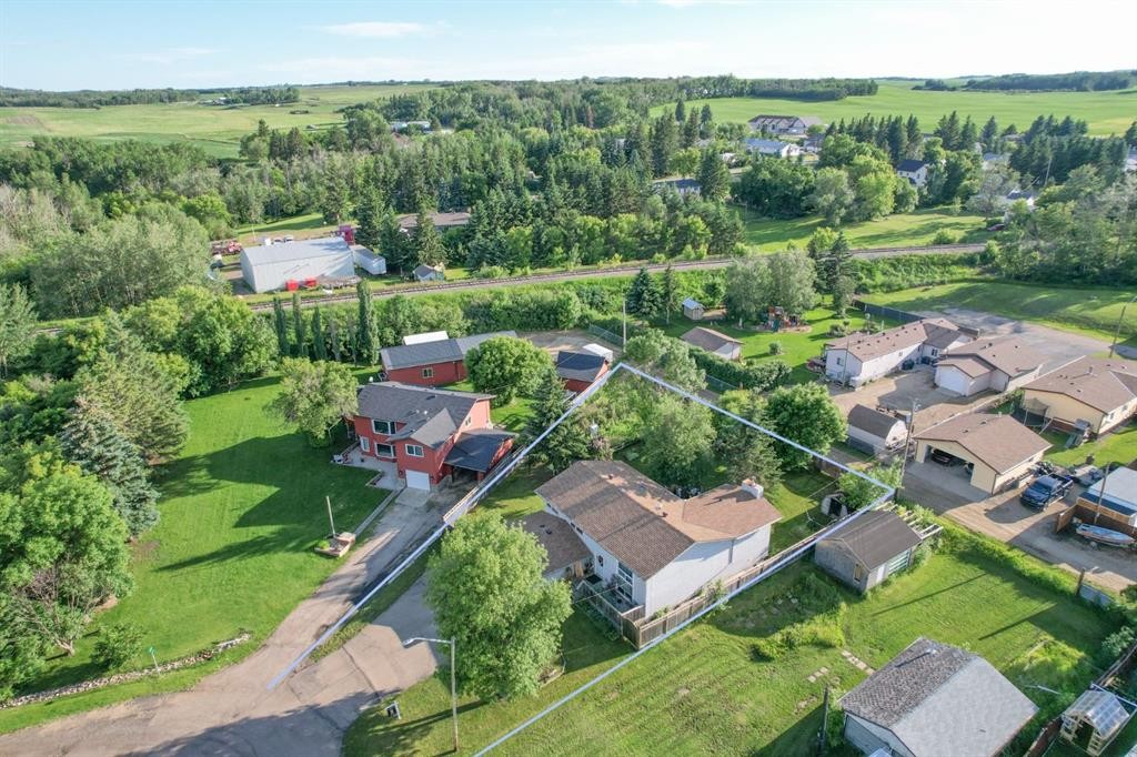 4908 47 Street, Clive, AB - Outdoor With View