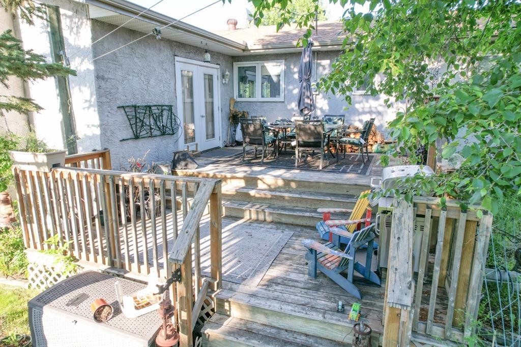 4908 47 Street, Clive, AB - Outdoor With Deck Patio Veranda