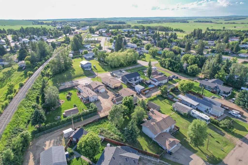 4908 47 Street, Clive, AB - Outdoor With View