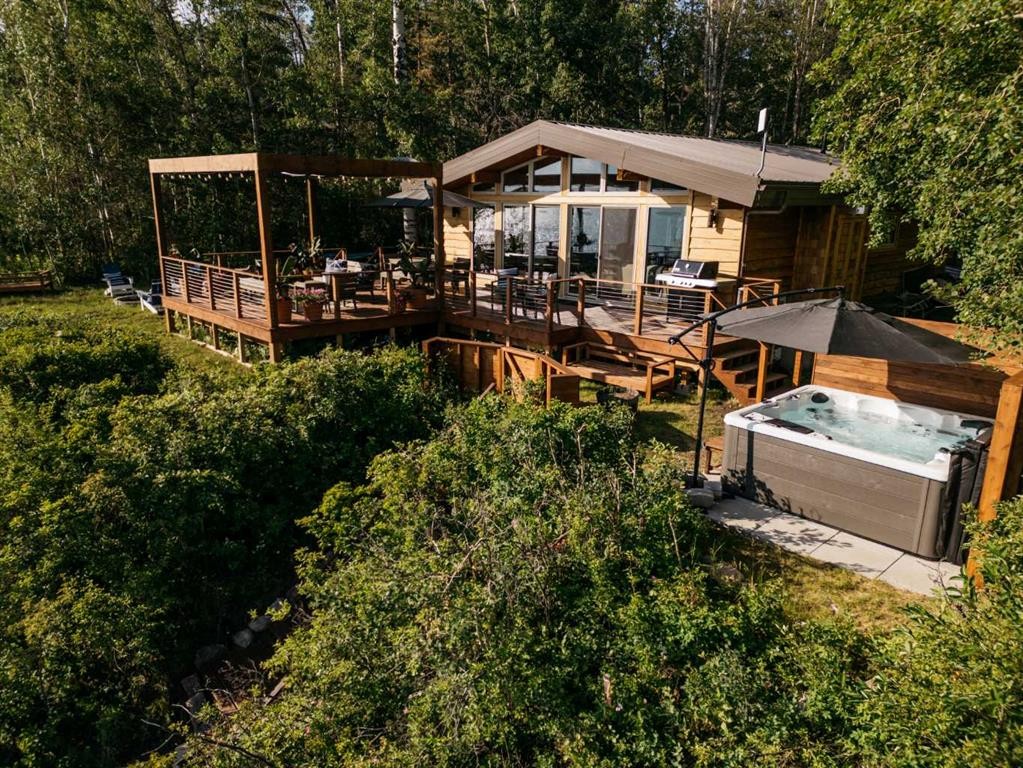 391 Birchcliff Road, Birchcliff, AB - Outdoor With Deck Patio Veranda