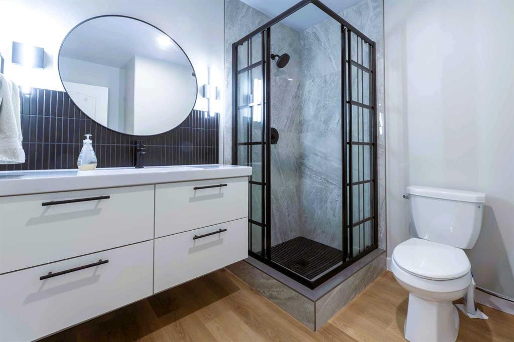 19 Royal Crescent, Lacombe, AB - Indoor Photo Showing Bathroom