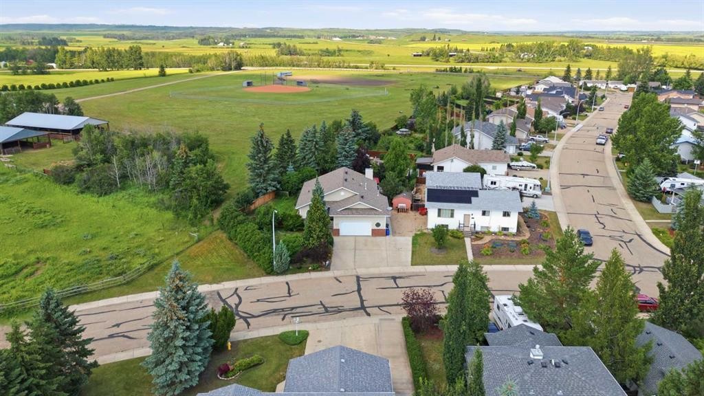 5508 49 Avenue, Alix, AB - Outdoor With View