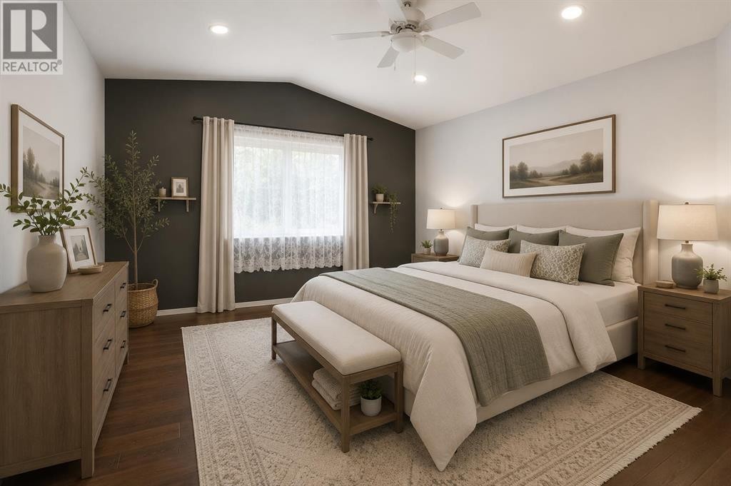 5508 49 Avenue, Alix, AB - Indoor Photo Showing Bedroom