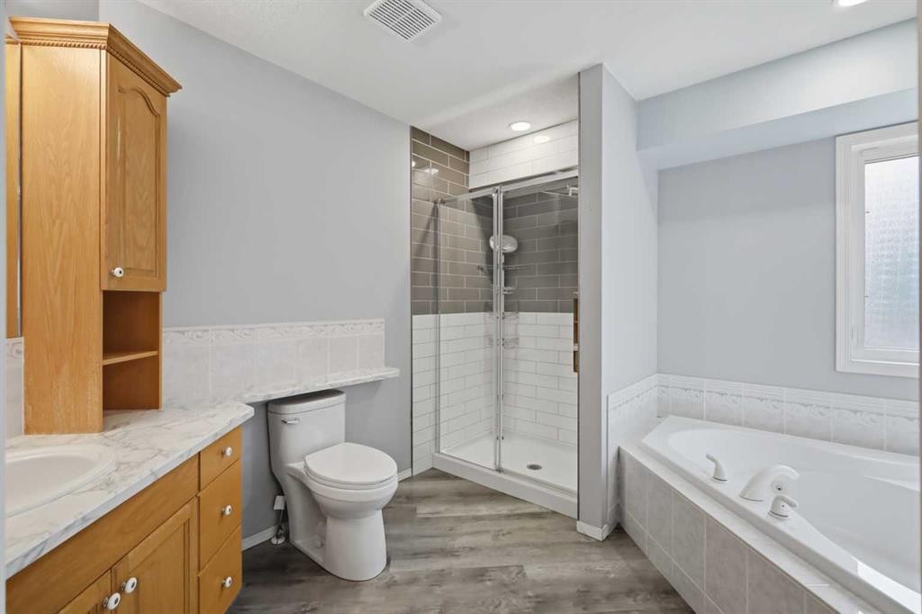 5508 49 Avenue, Alix, AB - Indoor Photo Showing Bathroom