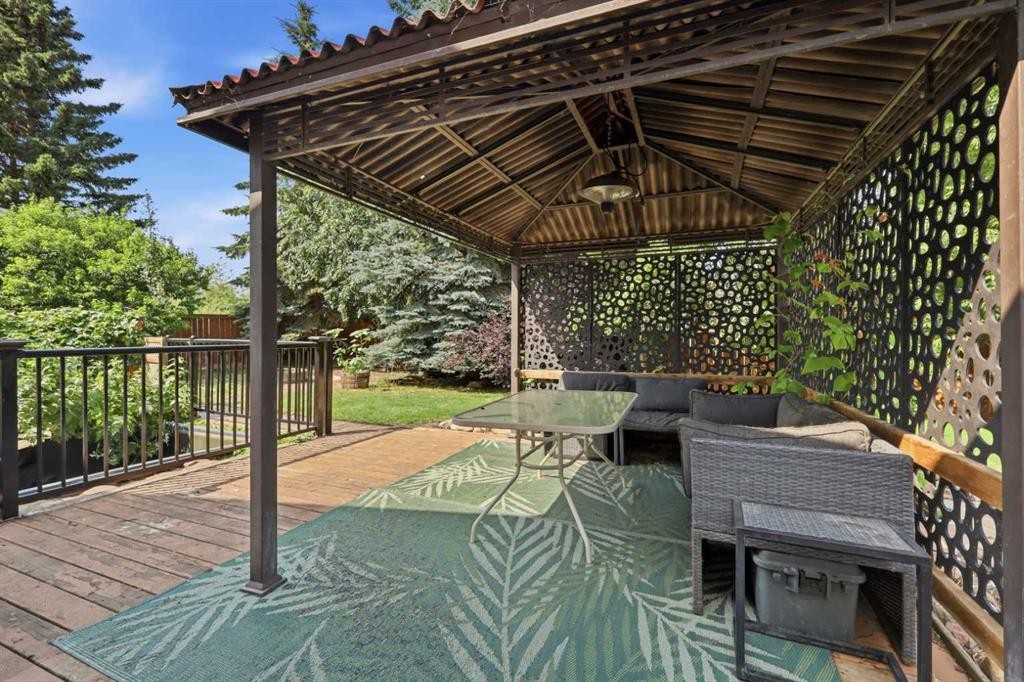 5508 49 Avenue, Alix, AB - Outdoor With Deck Patio Veranda With Exterior