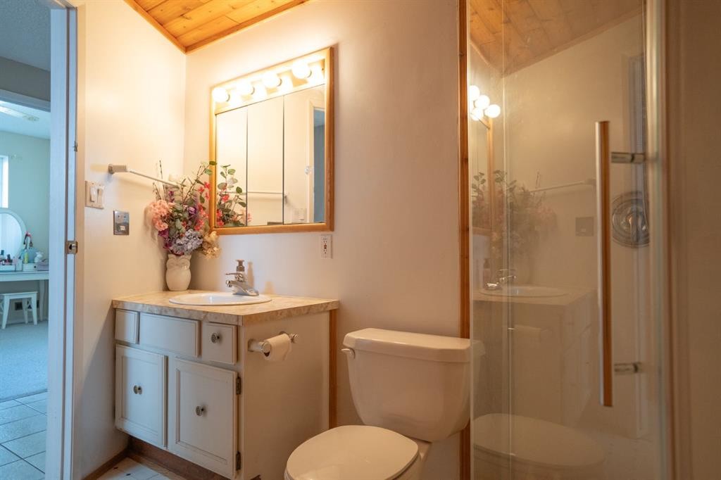 22 Robinson Place, Bashaw, AB - Indoor Photo Showing Bathroom