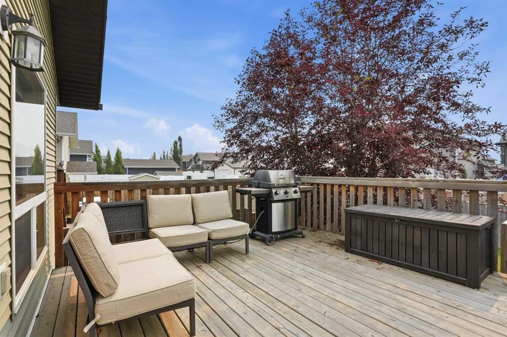 144 Bowman Circle, Sylvan Lake, AB - Outdoor With Deck Patio Veranda With Exterior
