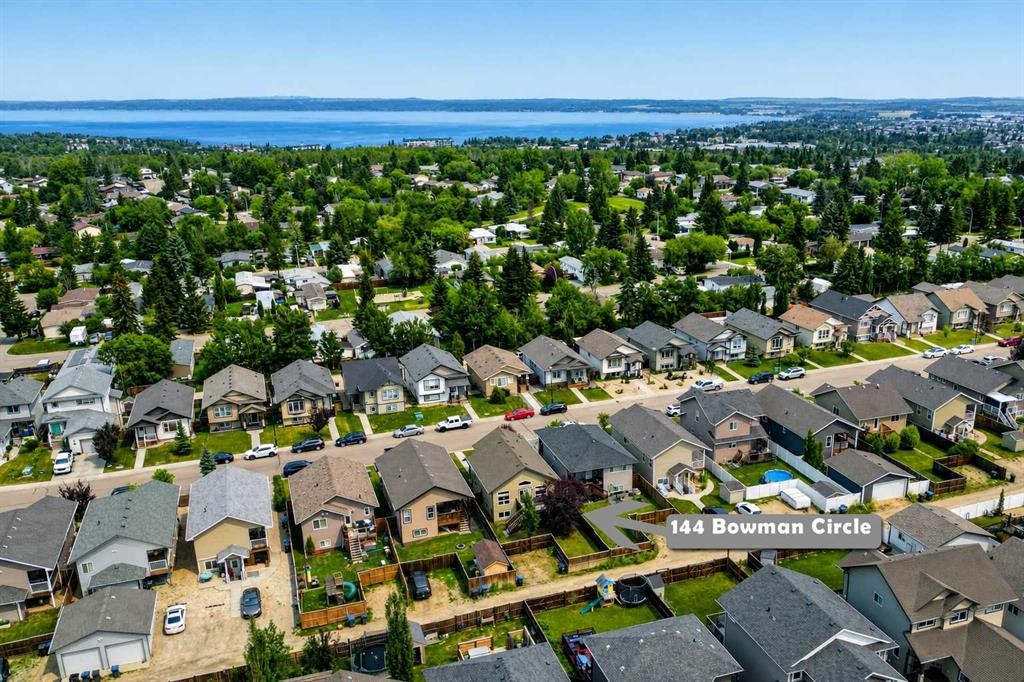 144 Bowman Circle, Sylvan Lake, AB - Outdoor With Body Of Water With View