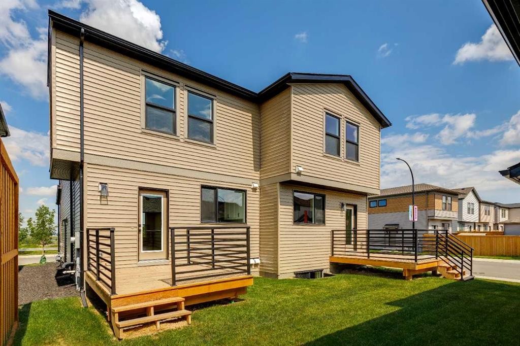 45 Silverton Glen Way Sw, Calgary, AB - Outdoor With Deck Patio Veranda