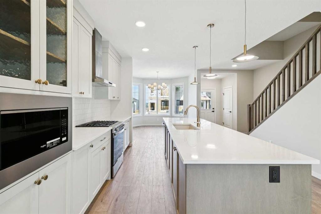 78 Bluerock Hill Sw, Calgary, AB - Indoor Photo Showing Kitchen With Upgraded Kitchen