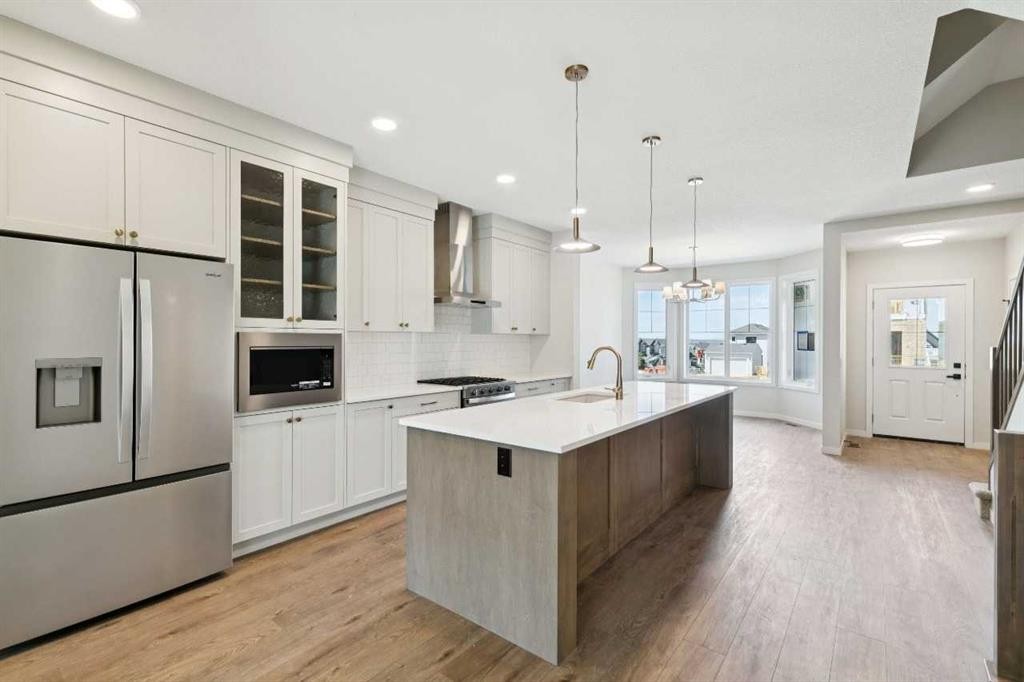 78 Bluerock Hill Sw, Calgary, AB - Indoor Photo Showing Kitchen With Upgraded Kitchen
