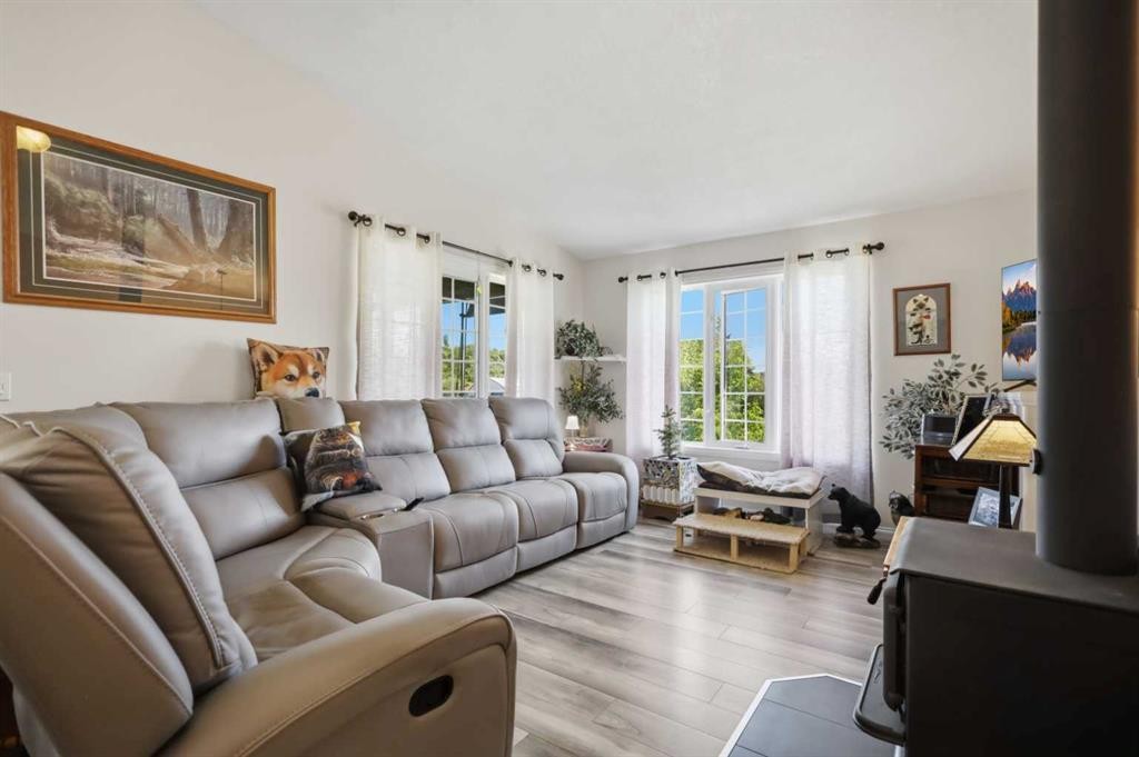 428 6 Avenue, Elnora, AB - Indoor Photo Showing Living Room