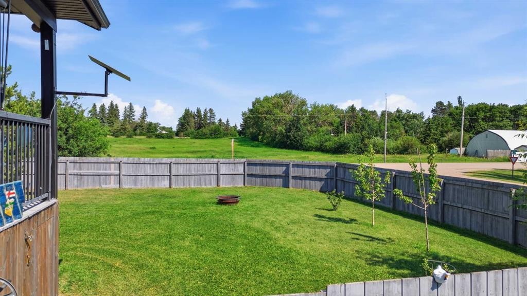 428 6 Avenue, Elnora, AB - Outdoor With Backyard
