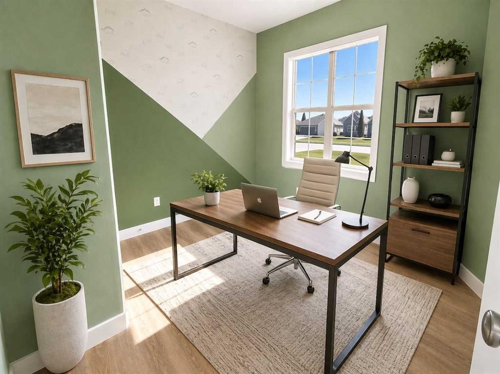 4438 Van Eaton Way, Clive, AB - Indoor Photo Showing Office