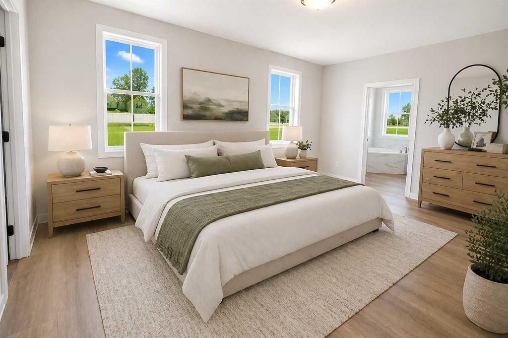 4438 Van Eaton Way, Clive, AB - Indoor Photo Showing Bedroom