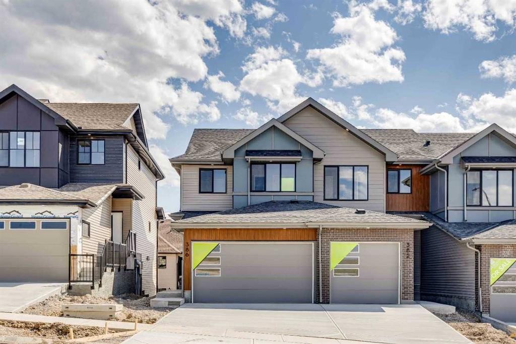 386 Heritage Boulevard, Cochrane, AB - Outdoor With Facade