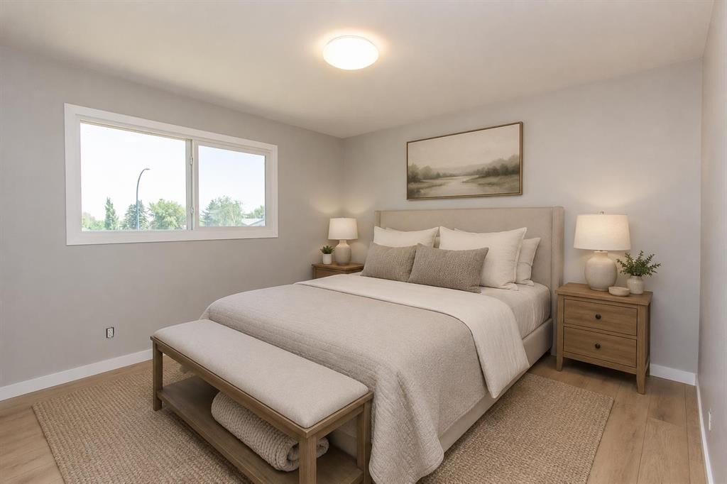 98 Greenham Drive, Red Deer, AB - Indoor Photo Showing Bedroom