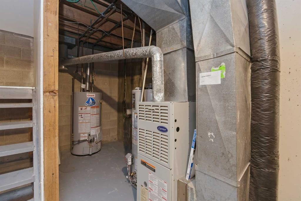 1602-3907 39 Street, Red Deer, AB - Indoor Photo Showing Basement