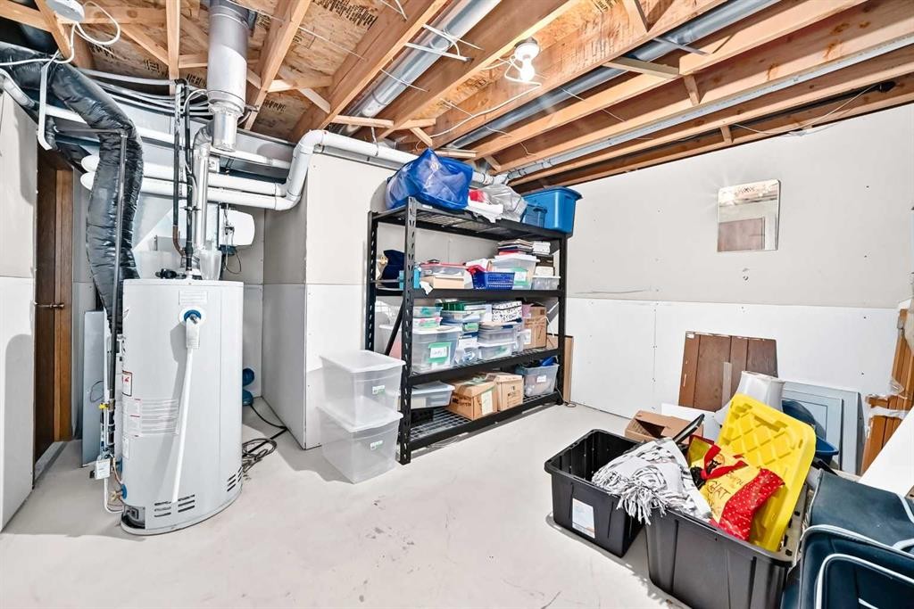 94 Hathaway Lane, Lacombe, AB - Indoor Photo Showing Basement