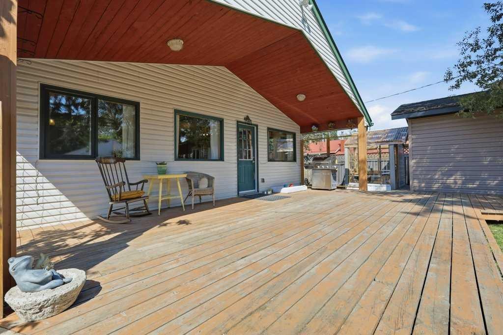 5127 50 A Avenue, Sylvan Lake, AB - Outdoor With Deck Patio Veranda With Exterior