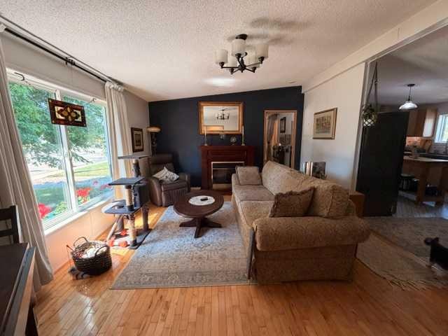 5412 49 A Avenue, Alix, AB - Indoor Photo Showing Living Room