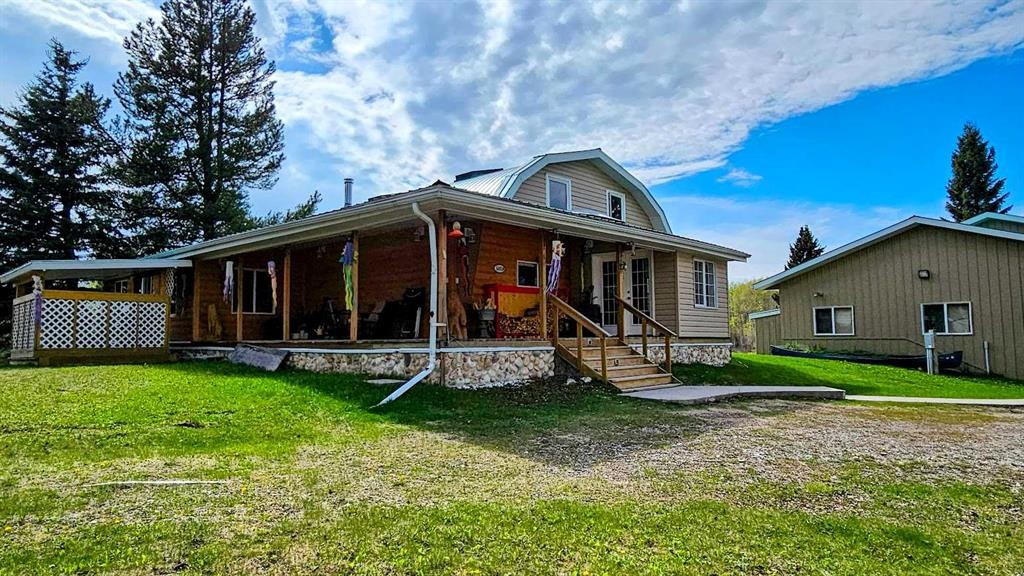 54051 Township Road 351A, Rural Clearwater County, AB - Outdoor With Deck Patio Veranda