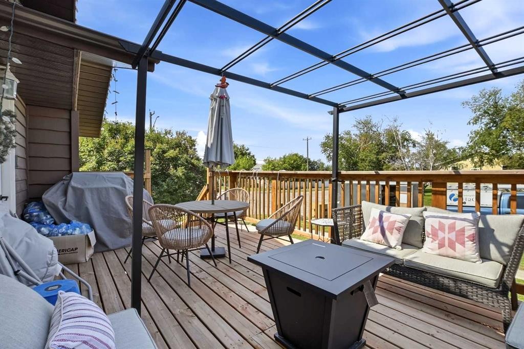 4803 47 Street, Rocky Mountain House, AB - Outdoor With Deck Patio Veranda With Exterior