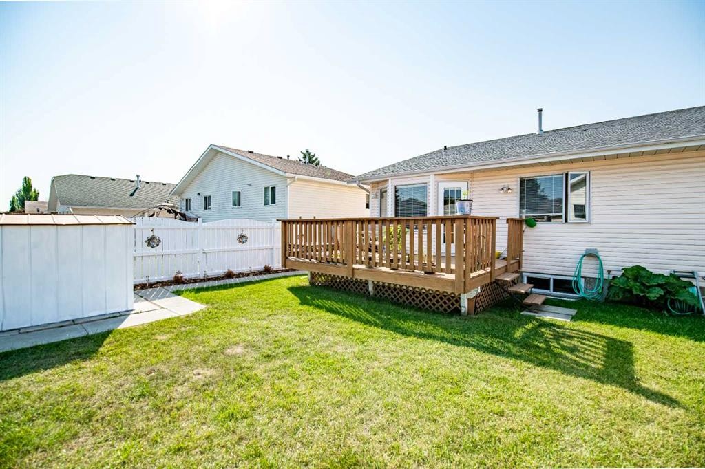 78 Duston Street, Red Deer, AB - Outdoor With Deck Patio Veranda With Exterior