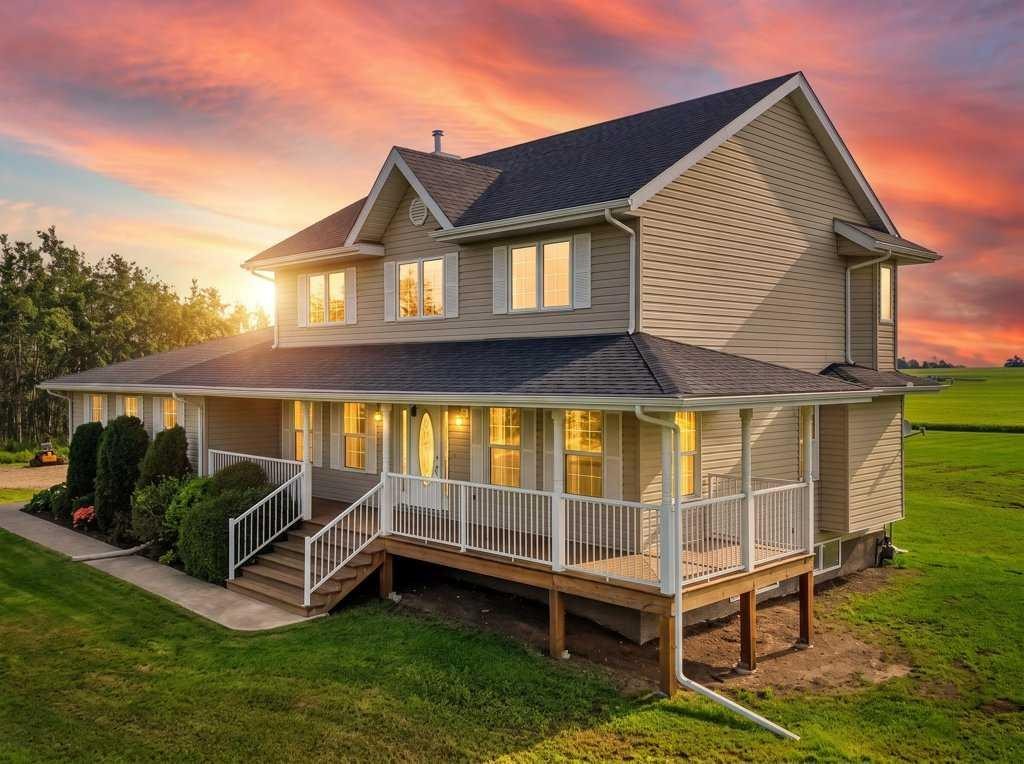 430057 Range Road 22, Rural Ponoka County, AB - Outdoor With Deck Patio Veranda