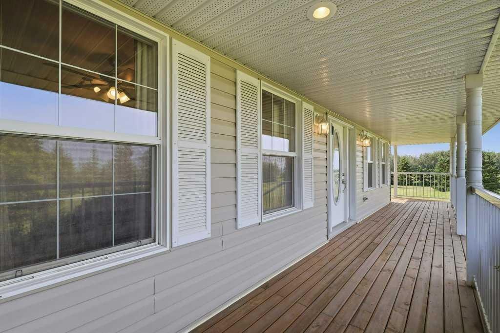430057 Range Road 22, Rural Ponoka County, AB - Outdoor With Deck Patio Veranda With Exterior
