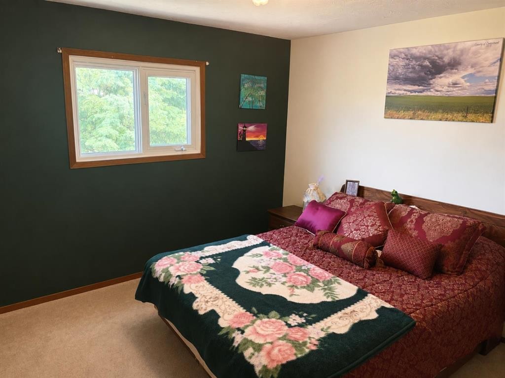 110 Howard Street, Halkirk, AB - Indoor Photo Showing Bedroom