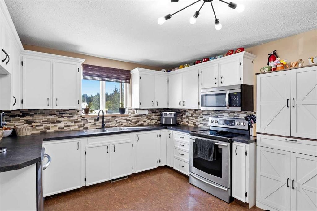 17-829 20 Street, Spruce View, AB - Indoor Photo Showing Kitchen With Double Sink