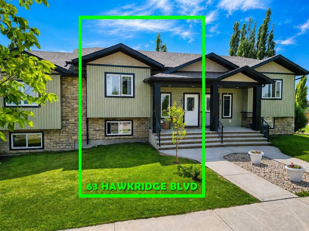63 Hawkridge Boulevard, Penhold, AB - Outdoor With Facade