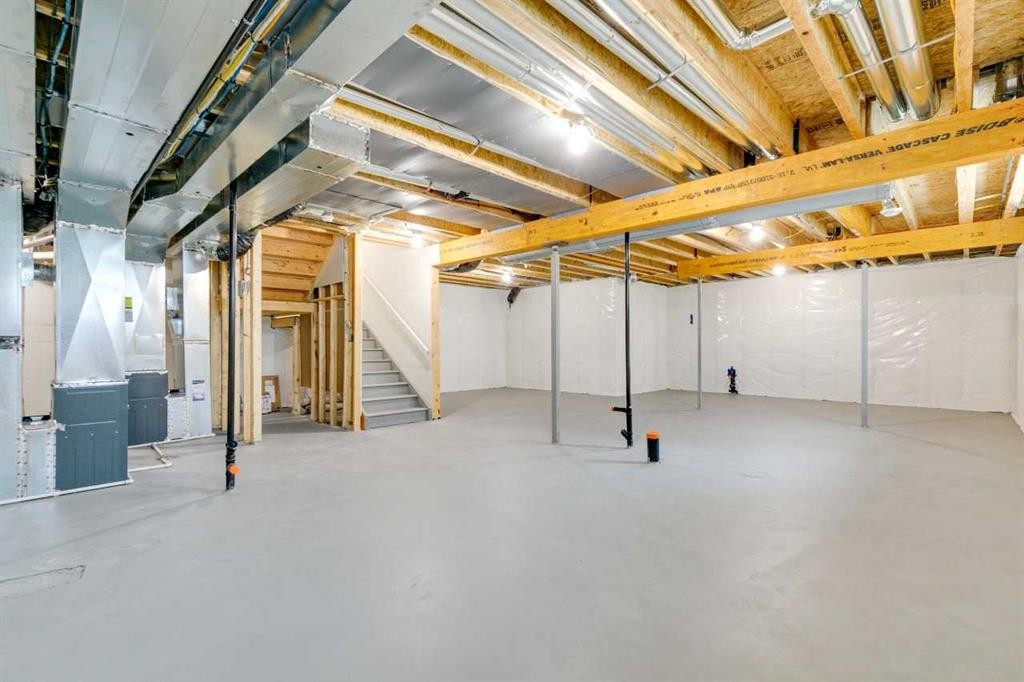 412 Bridgeport Glen, Chestermere, AB - Indoor Photo Showing Basement
